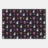 ハロウィンお洒落ラッピング紙シート ラッピングペーパーシート (正面)