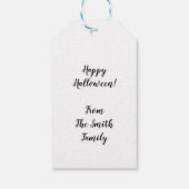 ハロウィンお洒落格言の恩恵 ギフトタグ (裏面)