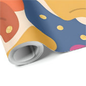 ハロウィンお洒落紅葉シームレスパターン ラッピングペーパー (ロールコーナー)