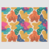 ハロウィンお洒落紅葉シームレスパターン 薄葉紙 (正面)