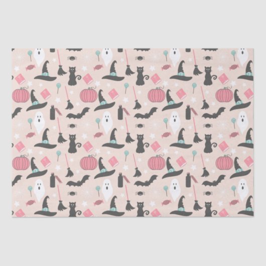 ハロウィンお洒落誕生日 薄葉紙 (正面)