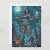 ハロウィンお菓子くれなきゃ、ゾンビ彼女と脳みそを食わせる シーズンカード (正面)