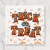 ハロウィンお菓子のお礼の角形タグ フェイバータグ (裏面)