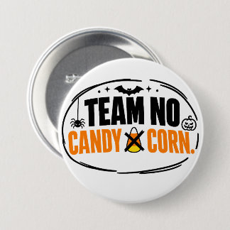 ハロウィンお菓子のとうもろこし反対派ユーモアあふれるグッズ 缶バッジ