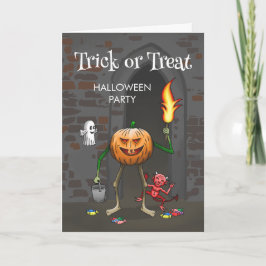 ハロウィンお菓子をくれなきゃイタズラしちゃうぞ 招待状