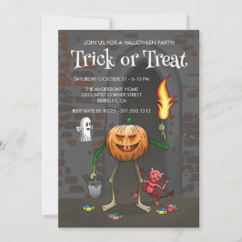 ハロウィンお菓子をくれな~いパーティ招待状 招待状