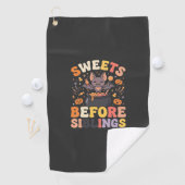 ハロウィンお菓子兄弟交換 ゴルフタオル (インサイチュ)