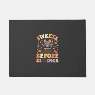 ハロウィンお菓子兄弟交換 ドアマット