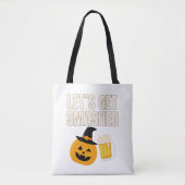 ハロウィンお菓子入れトートバッグ Let's Get Smashed トートバッグ (正面)