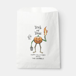 ハロウィンお菓子入れ袋 トリック・オア・トリート フェイバーバッグ