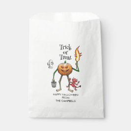 ハロウィンお菓子入れ袋 トリック・オア・トリート フェイバーバッグ