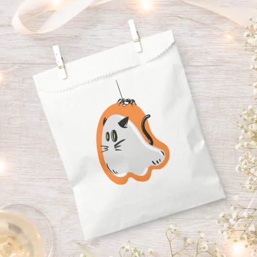 ハロウィンお菓子入れ袋 フェイバーバッグ (クリップ留めされた状態)