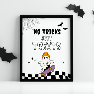 ハロウィンお誕生日おめでとうサイン（いたずらはなしにしてね） ポスター