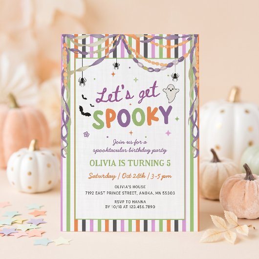ハロウィンお誕生日おめでとう 招待状
