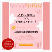 ハロウィンお誕生日おめでとう 1歳 招待状
