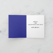 ハロウィンお誕生日カード トリックオアトリート テディ シーズンカード (内部)