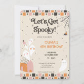 ハロウィンお誕生日パーティーを楽しもう！ 招待状 (正面)