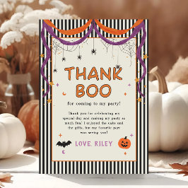 ハロウィンお誕生日パーティー キッズにおすすめ サンキューカード