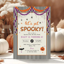 ハロウィンお誕生日パーティー キッズにオバケで盛り上がろう 招待状