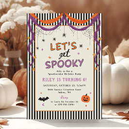 ハロウィンお誕生日パーティー 子供のゾクゾクする仮装パーティー 招待状