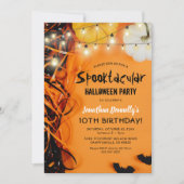 ハロウィンお誕生日会の招待状 招待状 (正面)