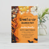 ハロウィンお誕生日会の招待状 招待状 (スタンド正面)