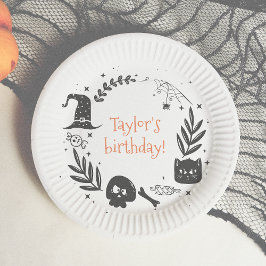 ハロウィンお誕生日会はいつでもおばけと楽しもう ペーパープレート