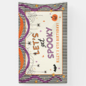 ハロウィンお誕生日会 キッズパーティー 横断幕 (縦)