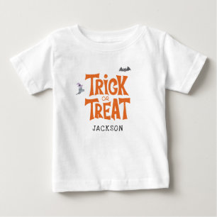 ハロウィンお誕生日会 トリック・オア・トリート ベビーTシャツ