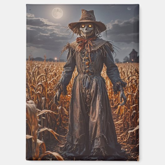 ハロウィンかかし磁石 マグネット (正面)