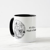 ハロウィンかかし脳なしマグ マグカップ (正面左)