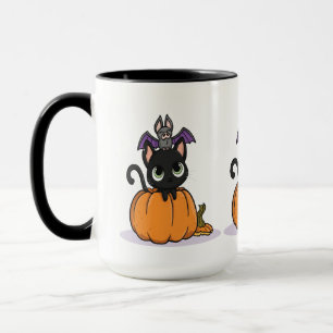 ハロウィンかわいい猫 マグカップ