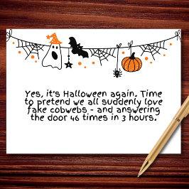 ハロウィンがやってきた…そして混乱も カード