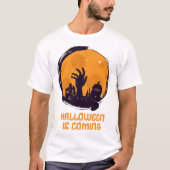 ハロウィンがやってくる Tシャツ (正面)