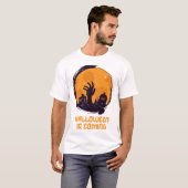 ハロウィンがやってくる Tシャツ (正面フル)