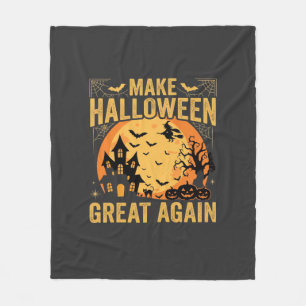 ハロウィンが再び偉大なるお化け屋敷のパンプキン フリースブランケット