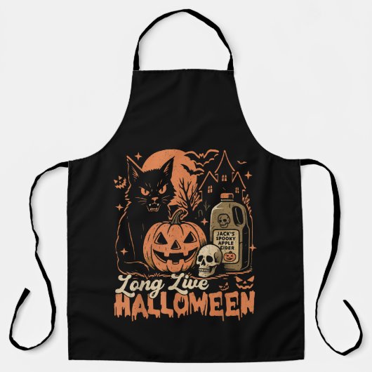 ハロウィンが永遠に エプロン (正面)