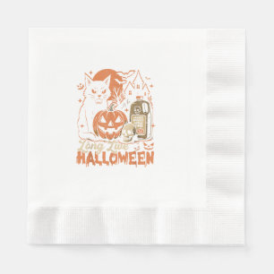 ハロウィンが永遠に 縁ありランチョンナプキン