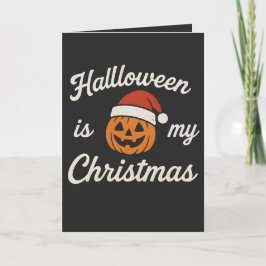 ハロウィンが私のクリスマス カード