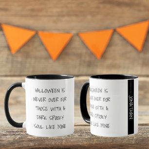ハロウィンが終わらないブラック・ユーモア マグカップ