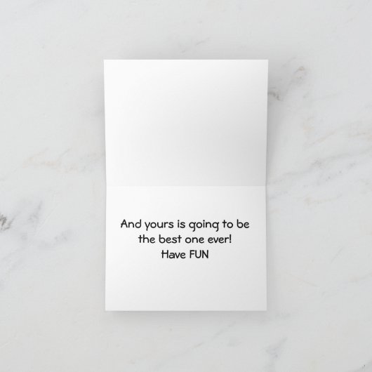 ハロウィンが行く カード (内部)