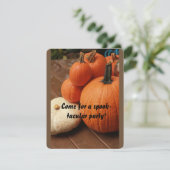 ハロウィンが近づいてるので、かぼちゃを飾ろう 招待状 (スタンド正面)