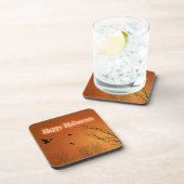 ハロウィンこうもりと木々 コースター (右側)