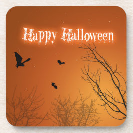 ハロウィンこうもりと木々 コースター