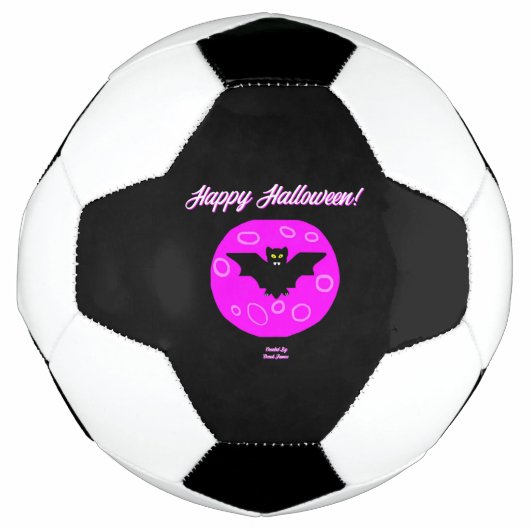 ハロウィンこうもりサッカーボール サッカーボール (正面)