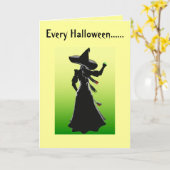 ハロウィンごと カード (黄色い花)