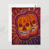 ハロウィンすごいスカル ポストカード (正面/裏面)