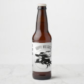 ハロウィンすごいユニークワイン ビールラベル (正面)