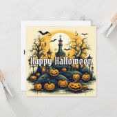 ハロウィンすごい不気味パンプキンス カード (正面/裏面インサイチュ)