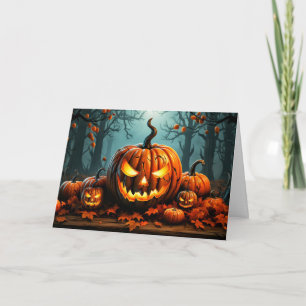 ハロウィンすごい不気味パンプキンス カード